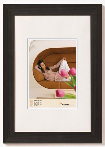 Bilderrahmen von Walther Holzrahmen Grado 20x30 schwarz - Normalglas 3er Pack