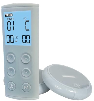 Med-Fit Dual Channel Combo 3, das 3-in-1-Gerät für kabelloses TENS, Muskelstimulator und Massagetherapie. Ein professionelles, wiederaufladbares Tens. 18 klinisch geprüfte voreingestellte Programme