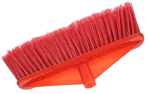 minkissy Plastic Broom Head Replacement for Mop Handles Stiff Brush Heads for Sweeping Compatible Easy to Install