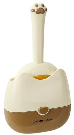 Trottinette à litière murale pour chat, pelle à litière murale compatible avec les chiens, les étals de chevaux, l'appartement, le nettoyage de la cour, installation facile, rangement hygiénique