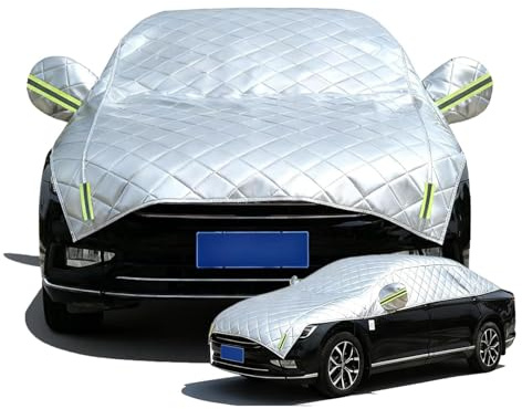 Telo Copriauto Antigrandine per Lancia Musa 2003-2012, Telo Copriauto da Esterno Imbottito Copri Macchina Resistente ad Neve Ghiaccio Gelo Sole Tissu en Coton Epais zh0317