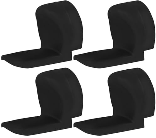 OSALADI Accessoires repose-pouce de clarinette en silicone noir 4 pièces, support ergonomique pour clarinettiste jouant debout ou en mouvement