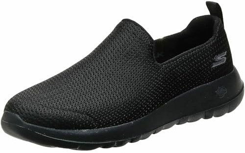 Skechers Men's Go Walk Max Sneaker, Black Textile Trim, 8 UK