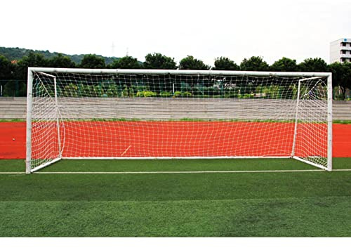 LANTRO JS Soccer Goal Net, Soccer Replacement Net Standard Size 10 X 7ft / 18 X 7ft / 24 X 8ft for Feild World Cup(5 People 3.2m*2.1m)