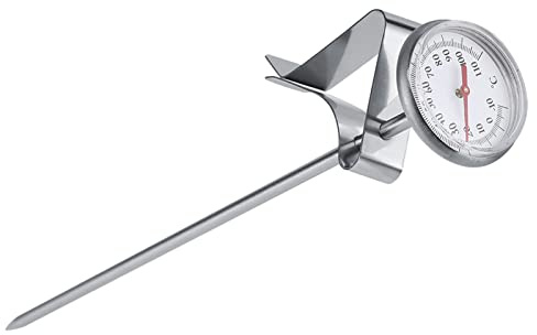 Edelstahl-Milchthermometer,Topf-Thermometer -10~110℃ Leicht zu Reinigendes Zubehör Zum Aufschäumen von Kaffee wasserthermometer für tee frittierthermometer ﻿