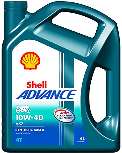 Shell Advance 4T AX7 10W-40, 4 Litre
