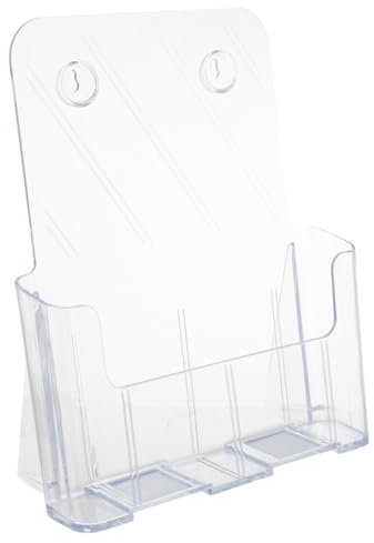 CANIGHT Dokumentenhalter Aus Kunststoff Transparenter Prospekthalter Zeitschriftenständer Zur Wandmontage Organisierter Aktenständer Fürs Büro