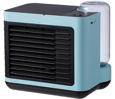 Bärbar Luftkonditioneringsfläkt Mini Luftkonditionering Anion Purifier Luftfuktare Hemmakontor Desktop USB Luftkylning Fläkt Luftkylare Kyl Ner Snabbt(D)