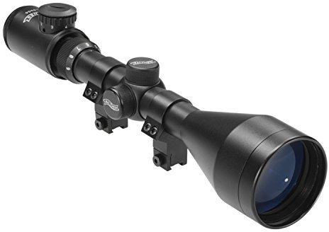 Walther Zielfernrohr RS 3-9x56 FI, Ø 56 mm Objektiv, Fernrohr für Luftgewehre, beleuchtet, inkl. Montageringe