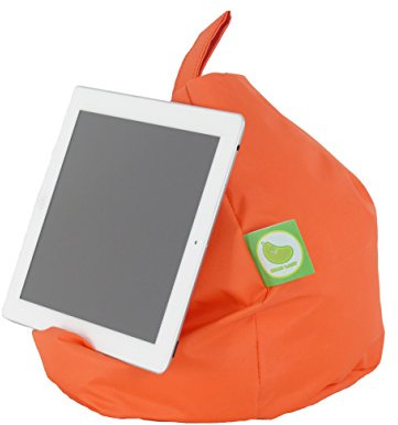 iPad, eReader & Book Mini Bean Bag By Bean Lazy Fits All tablets and eReaders - Outdoor Orange