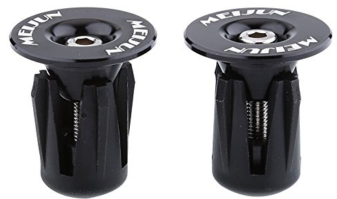 Alomejor Tapones Manillar Bicicleta,2 Unidades Tapones Manillar Aluminio Ligero y Duradero para Ciclistas urbanos y montaña