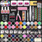Reppkyh Acrylic nail set, 42 boxes of glitter and acrylic liquid monomers, nail tool set for nail decoration.