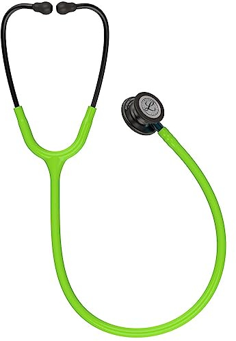 3M Littmann Classic III Stethoskop mit Gratis Gravur und Penlight (Zitrone/Smoke Edition)