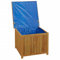 Gecheer Gartenbox Aufbewahrungsbox Auflagenbox Kissenbox Gartentruhe Auflagentruhe Truhe Holztruhe 75x75x58 cm Massivholz Akazie