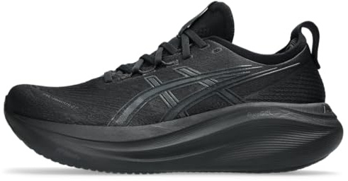 Asics Chaussures de Course Gel-Nimbus 27 pour Homme, Noir/Gris, 44.5 EU
