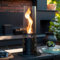 JHY DESIGN Portable Tabletop Fire Pit Fire Bowl Pot Clean-Burning Bio Ethanol Ventless Tabletop Fireplace for Indoor Outdoor Garden Events Parties (Black Hollow)