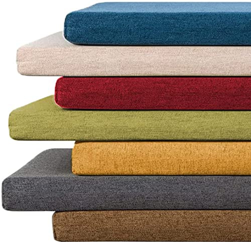 Cojín para banco de exterior de 2/3 plazas, 150 x 40 x 4 cm, cojín largo color beige para jardín, comedor, patio, columpio, cojines para silla de interior, para mayor comodidad