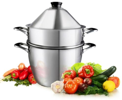 Vapok Cuit Vapeur Douce Inox 18/10, Gris