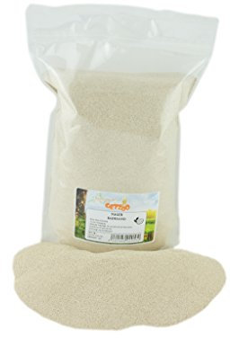 Getzoo Badesand - Chinchilla Sand I Spezialpflege für Fell und Krallen I Vielseitige Anwendung I 100% Sepiolitsand I Für Diverse Nager und Exoten geeignet (1 kg)