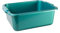 Schüssel 11 L mit Griff eckig rosa, blau, metallic grün Allzweckschüssel Plastik Spülschüssel Plastikschüssel Fußwanne Wanne Fußbad (metallic grün)