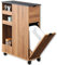 KESPER Nischenregal 24851-13 Spanplatte Holzdekor mit Lenkrollen/Servierwagen