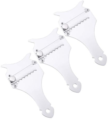 Cabilock 3piezas Rallador De Trufas Inoxidable Cortador Para Repostería Para Chefs y Cocina
