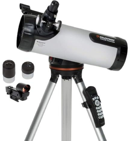 Celestron 31150 LCM 114 Series Computerised Newtonian Reflector Telescope, Silver