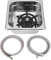 Gläserspüler 120 mm G1/2 Zoll Automatische Milchtee Tasse Waschmaschine, Cup Washer Cup Edelstahl Cleaner Reiniger Glass Rinser für Hotel Bar Bierglas Kaffee Milch Teetasse
