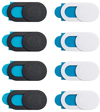 luoshaPUCY 8 Unidades Cubierta Webcam Cover Slider, Diseño Ultra Fino Camera Cover Tapa Webcam para Ordenadores Portátiles, Tabletas y Móviles Inteligentes