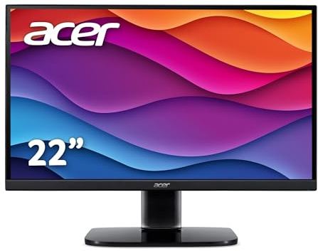 acer 21.5 INCH 16:9 1ms(VRB) 250nits 1xvga 1xhdmi FreeSync UK EMEA EMEA MPRII Black H.Cable x1