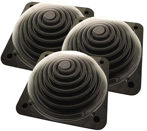 well2wellness Pool Solarheizung Poolheizung Solar 'Powerkugel/Solarschnecke' - 3 Stück