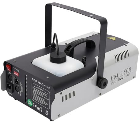 1500W Máquina de humo de control remoto con luces LED | Cool y Hermosa Máquina de niebla Equipo de escenario | Bar Fiesta Sala privada Boda Halloween espectáculos DJ
