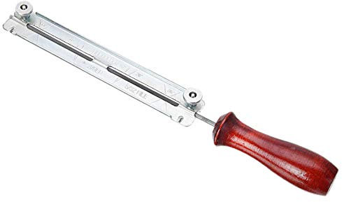Sreuyong 3/16 Inch 4.8mm Round Flat Sharpening Sharpener Force File Files Holder Handle Kit Chainsaw Chain Tools