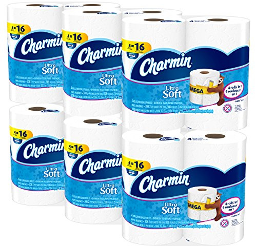 Charmin Ultra Soft Toilet Paper, Mega Roll, 24 Count by Charmin