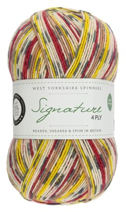 West Yorkshire Spinners Signature 4 Ply 0840 Goldfinch