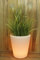 Arnusa Maceta iluminada PL124 de 40 cm, jarrón iluminado LED