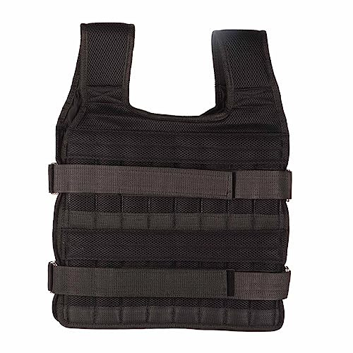 Chaleco de Entrenamiento de Fuerza Ponderado ,Hebillas Ajustables ,Chaleco para Correr ,Malla Transpirable para Entrenamiento ,Fitness ,15kg ,60 a 100kg para Personas