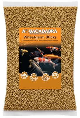 Aquacadabra Pond Wheatgerm Winter Autumn Cold Weather Koi Fish Food Sticks 2kg