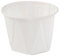 GREENBOX 250 cuencos pequeños para salsas, salsas, comida para dedos, mermelada, mini vasos de 30 ml, redondos, blancos, para fiestas, con revestimiento orgánico, 100% biodegradables