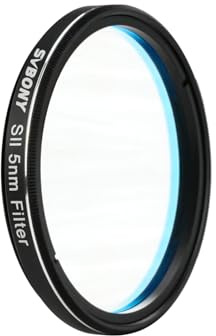 Svbony SV227 2 Teleskopfilter, SII-CCD 5nm Schmalband Deep Sky Filter, Lichtverschmutzungsfilter Blockiert IR für die Astrofotografie zur Deep Sky Beobachtung