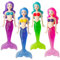 4 piezas Juegos Piscina Juguetes de Buceo,Juegos de Agua para Niños Sirena Juguete de Buceo,Juguetes Piscinas Playa Exterior Verano para Natación Entrenamiento Subacuático Niños y Niñas 7-12 Años