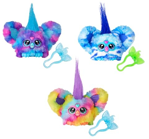 Furby 3 for 2 Bundle Lovely Furblets Ooh-Koo, Luv-Lee and Ray-Vee Mini Electronic Plush Toy
