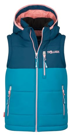 Trollkids Kids Narvik Vest XT 152, madeira blue