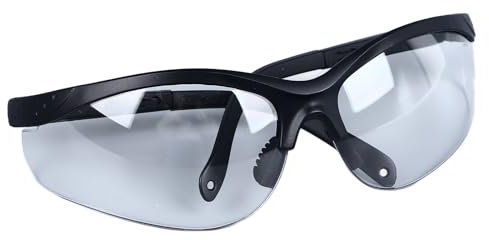 LUCKDANO Fog de Lentes de Seguridad de Lente Transparente Protección Ocular para Hombres Actividades Al Aire Libre