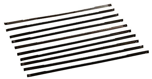 Silverline 580485 10 lames pour scie à chantourner 130 mm 24 TPI
