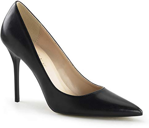 Pleaser CLASSIQUE-20 Damen Pumps, Schwarz (Blk Pu), 43 EU