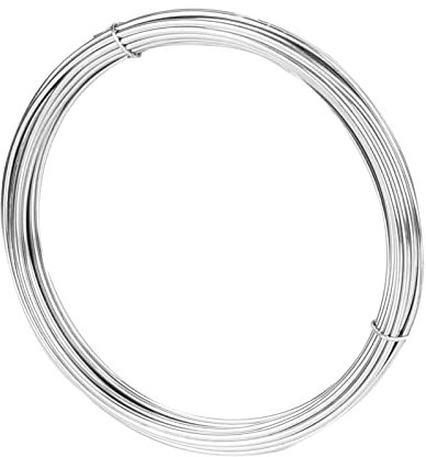 TooTaci 1.5mm 304 Stainless Steel Wire, 5M Flexible Metal Wire – Sturdy for Garden Trellis, Fencing, Sculpting & DIY Projects