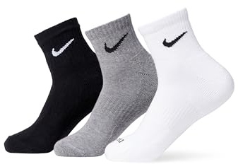 Nike Herren Everyday Cushioned Socken (3 Paar), Multi-Color, S