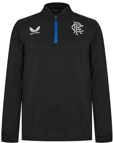 Castore Herren RFC Training Zip Top, schwarz / blau, L