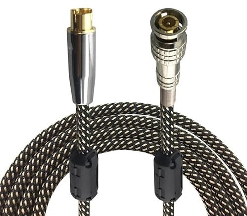 WANGFK Videokabel 4-poliger S-Video-Stecker auf BNC-Stecker 75-5-Monitor-Videosignal-Verbindungskabel Q9 Videosicherheitskabel OFC 1M 2M(S to BNC Male,8m)